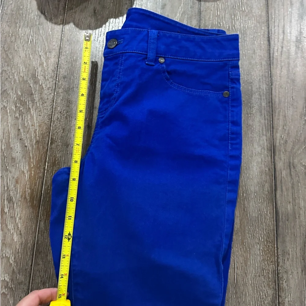 Talbots Signature Slim Crop Vibrant Blue Jeans - Picture 8 of 12